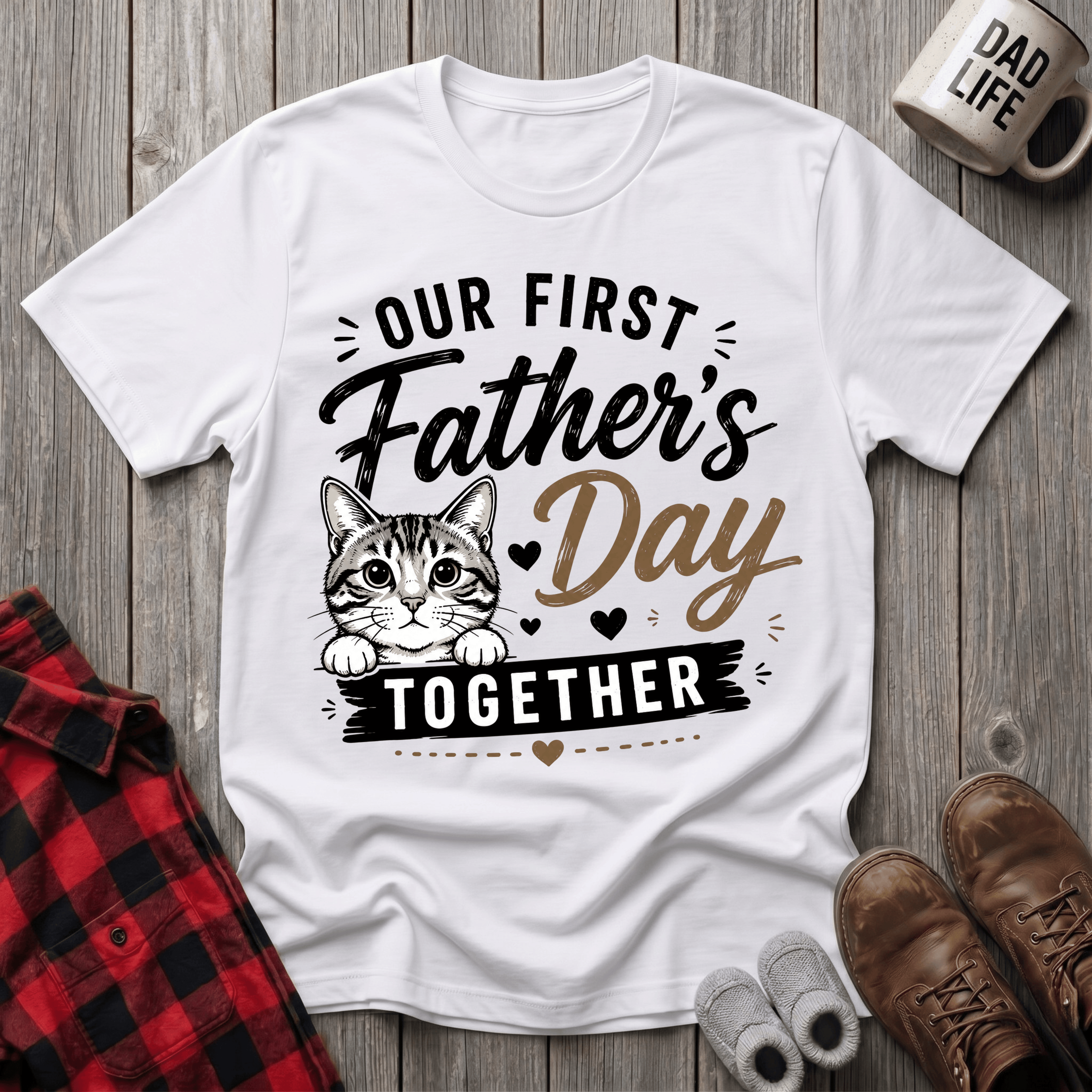 Our First Fathers Day 4 T-Shirt