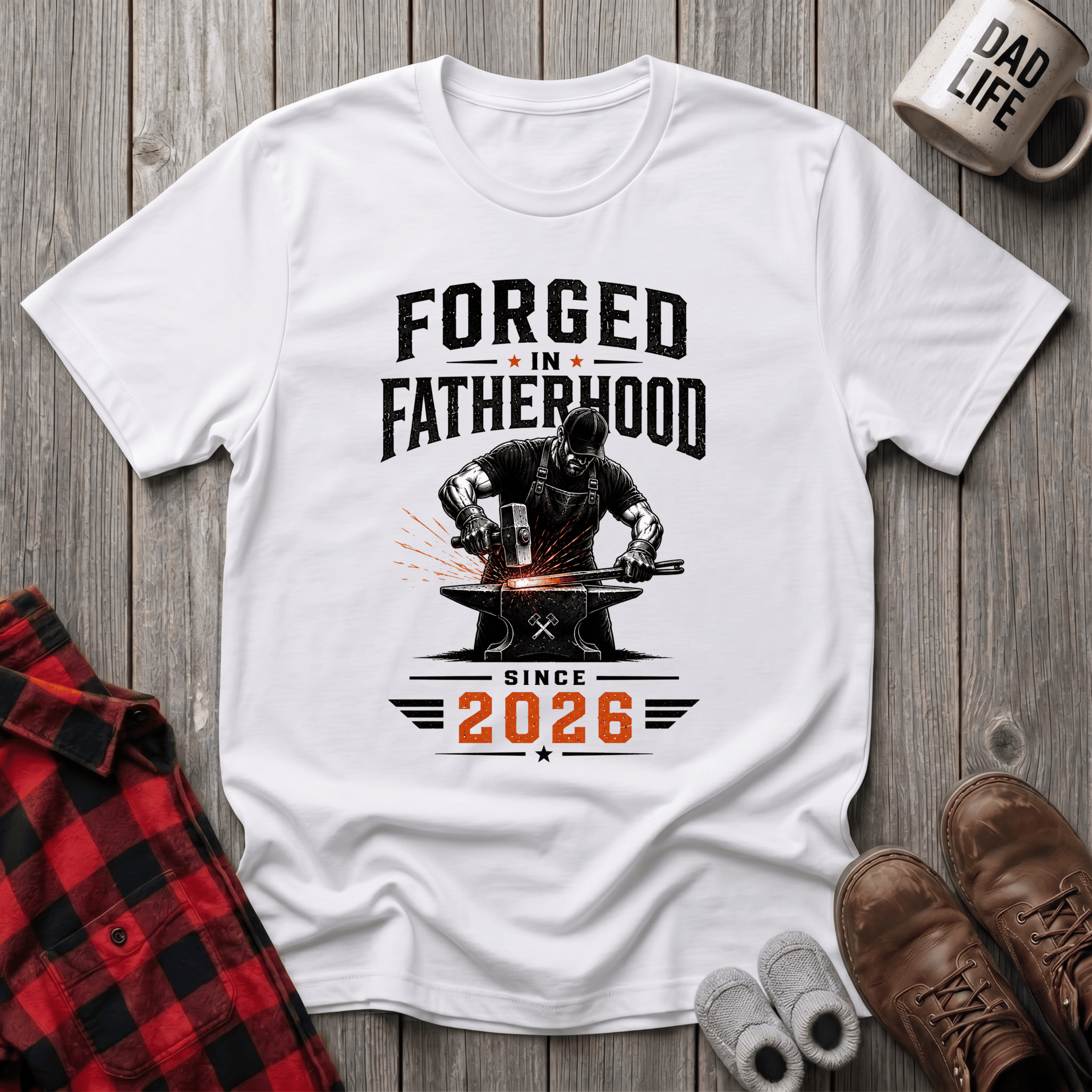 Forged In Fatherhood T-Shirt